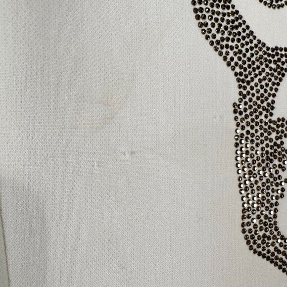 Zadig & Voltaire Vedy Bis Skull Ecru Single Breasted Blazer Size 36S Corpcore - Picture 13 of 15